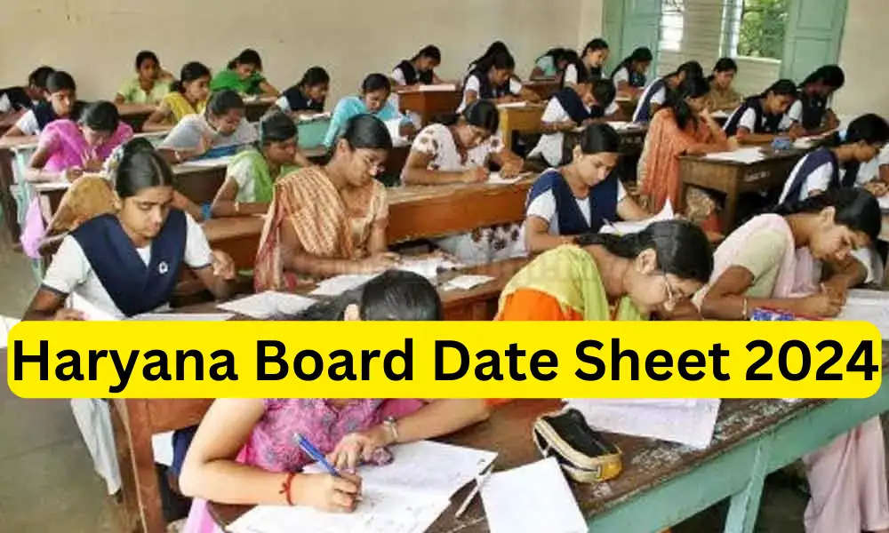 Haryana Board Date Sheet 2024