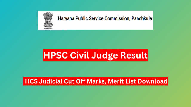 HPSC Haryana Judiciary Result 2024