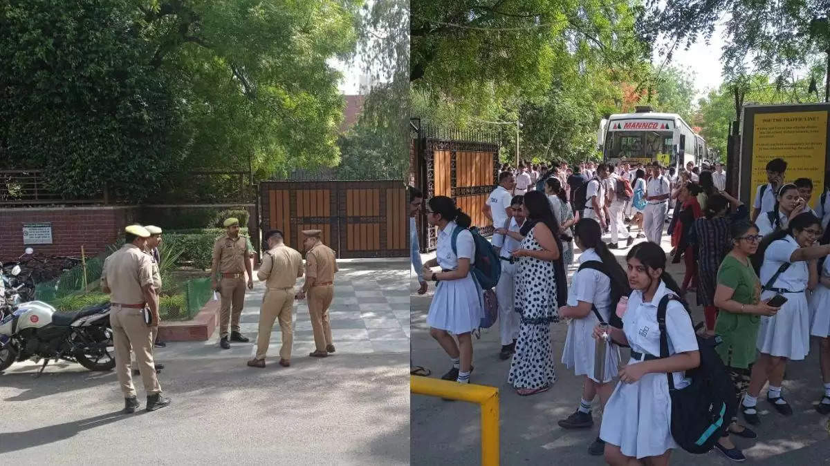 दिल्ली-NCR के बहुत से स्कूलों में बम होने की सूचना से मचा हड़कंप, बच्चों को भेजा गया घर,परीक्षाएं भी की गई रद्द